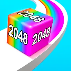 Взломанная Jelly Run 2048 (Джелли Ран 2048)  [МОД Много денег] - последняя версия apk на Андроид