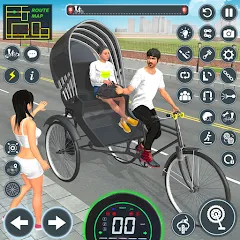 Взлом BMX Cycle Games 3D Cycle Race (игры на велосипеде 3D гонка)  [МОД Все открыто] - стабильная версия apk на Андроид