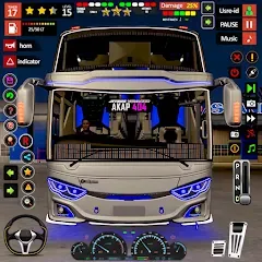 Взломанная Public Coach Bus Driving Game (Паблик Коуч Бас Драйвинг Гейм)  [МОД Все открыто] - стабильная версия apk на Андроид