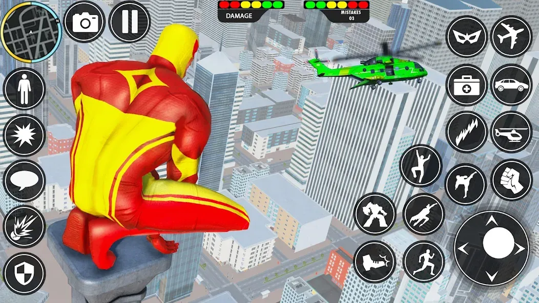 Rope Hero: Speed Hero Games (Роуп Хиро)  [МОД Mega Pack] Screenshot 5