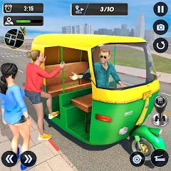 Скачать взлом Tuk Tuk Auto Driving Games 3D  [МОД Все открыто] - полная версия apk на Андроид