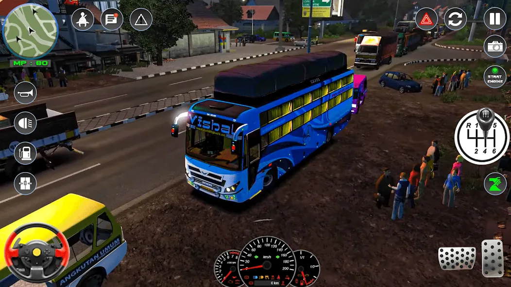 City Bus Driving: Bus Games 3D  [МОД Menu] Screenshot 1