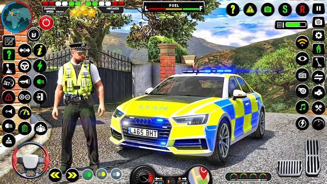 NYPD Police Car Parking Game  [МОД Все открыто] Screenshot 1