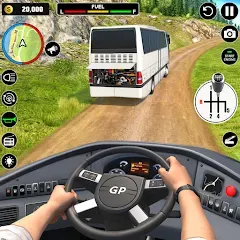 Скачать взломанную Offroad Bus Simulator Bus Game (Оффроуд Автобус Симулятор Игра)  [МОД Меню] - последняя версия apk на Андроид