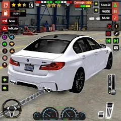 Скачать взломанную Car Driving Game - Car Game 3D (Кар Драивинг Геим)  [МОД Mega Pack] - последняя версия apk на Андроид