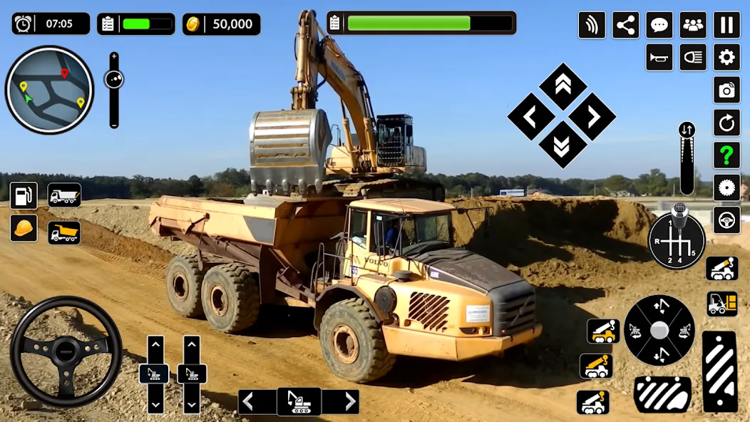 Snow Offroad Construction Game  [МОД Menu] Screenshot 5