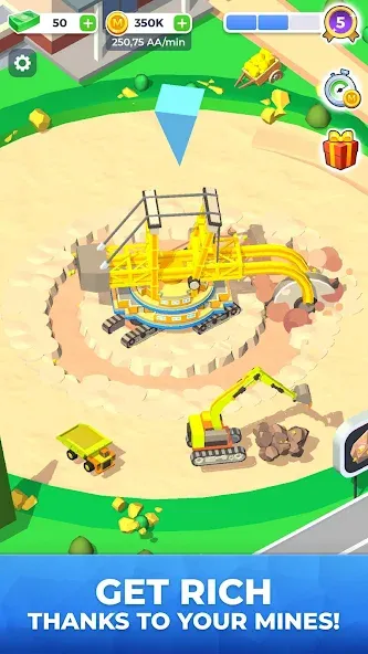Mining Inc.  [МОД Много денег] Screenshot 1