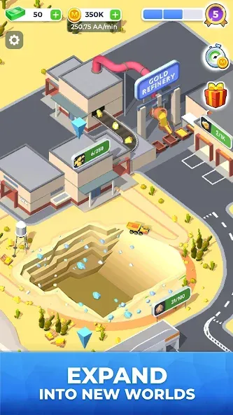 Mining Inc.  [МОД Много денег] Screenshot 3