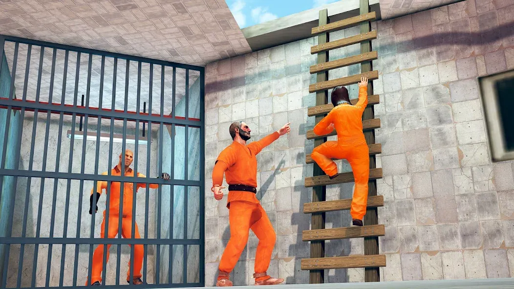 Prison Escape- Jail Break Game (Побег из тюрьмы 3D)  [МОД Много денег] Screenshot 5