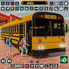 Взломанная School Bus 3d : City Bus Games (Школьный автобус симулятор игры на автобусе)  [МОД Menu] - последняя версия apk на Андроид