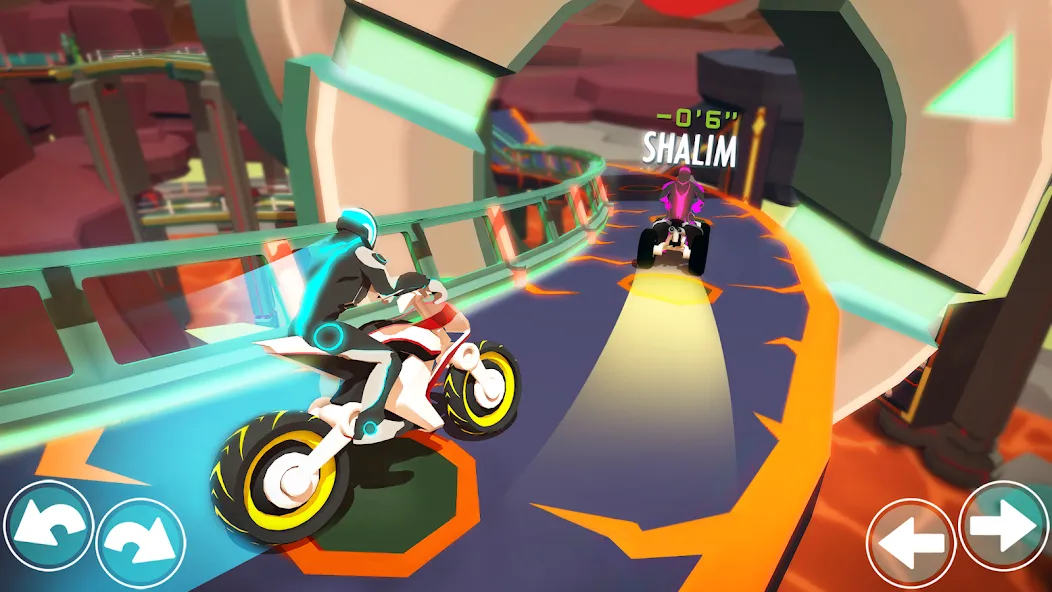 Gravity Rider: Space Bike Race (Гравити Райдер)  [МОД Бесконечные монеты] Screenshot 4