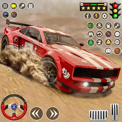 Скачать взлом Real Rally Drift & Rally Race (Риал Ралли)  [МОД Много монет] - последняя версия apk на Андроид