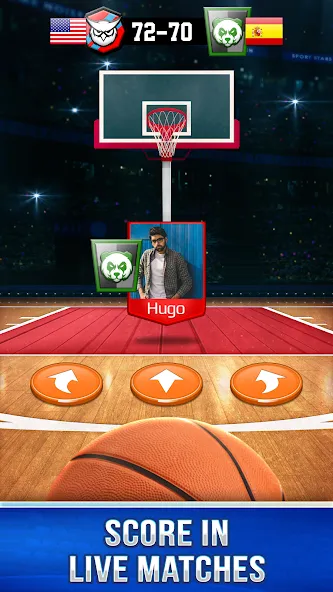 Basketball Rivals: Sports Game (Баскетбол Ривалс)  [МОД Меню] Screenshot 1