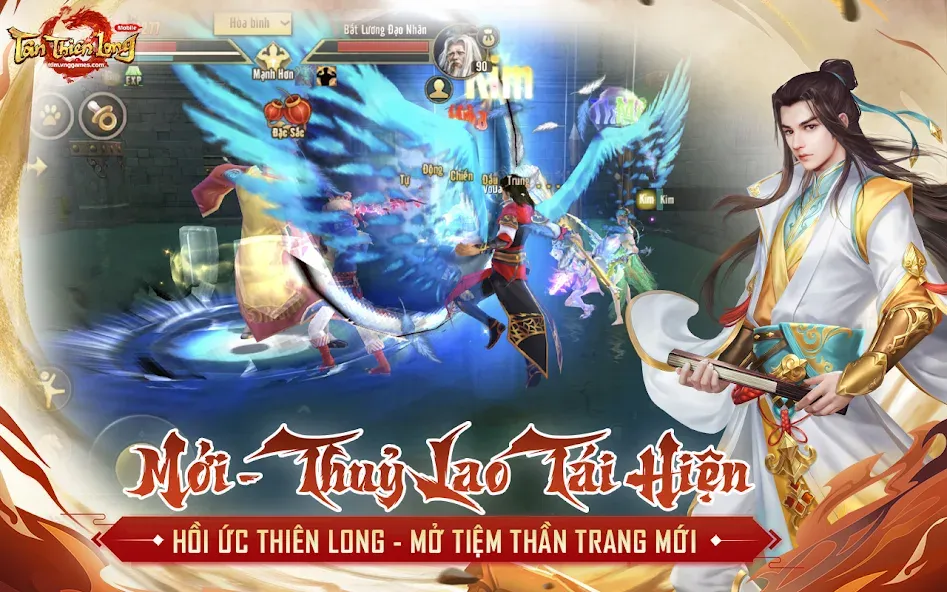 Tân Thiên Long Mobile  [МОД Много монет] Screenshot 4