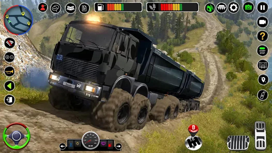 Offroad Mud Truck Simulator 3D  [МОД Бесконечные деньги] Screenshot 1