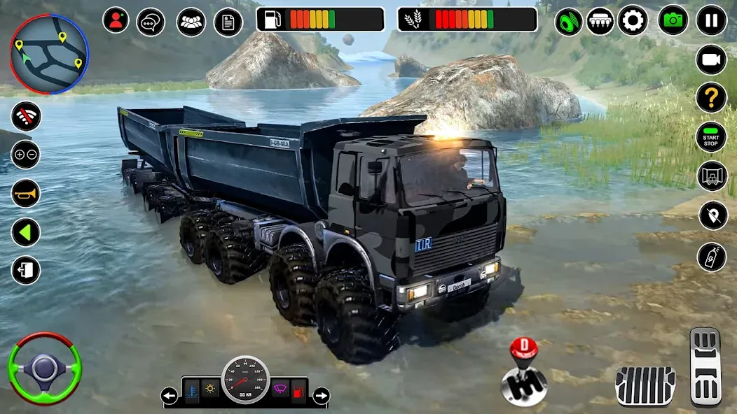 Offroad Mud Truck Simulator 3D  [МОД Бесконечные деньги] Screenshot 2