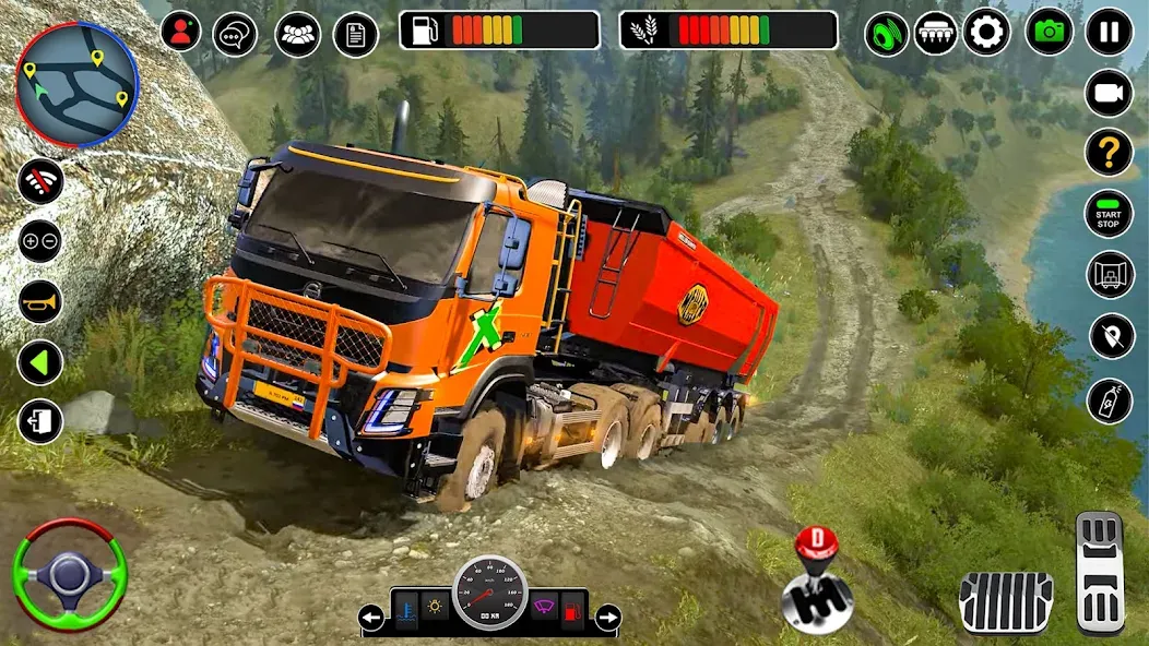 Offroad Mud Truck Simulator 3D  [МОД Бесконечные деньги] Screenshot 3