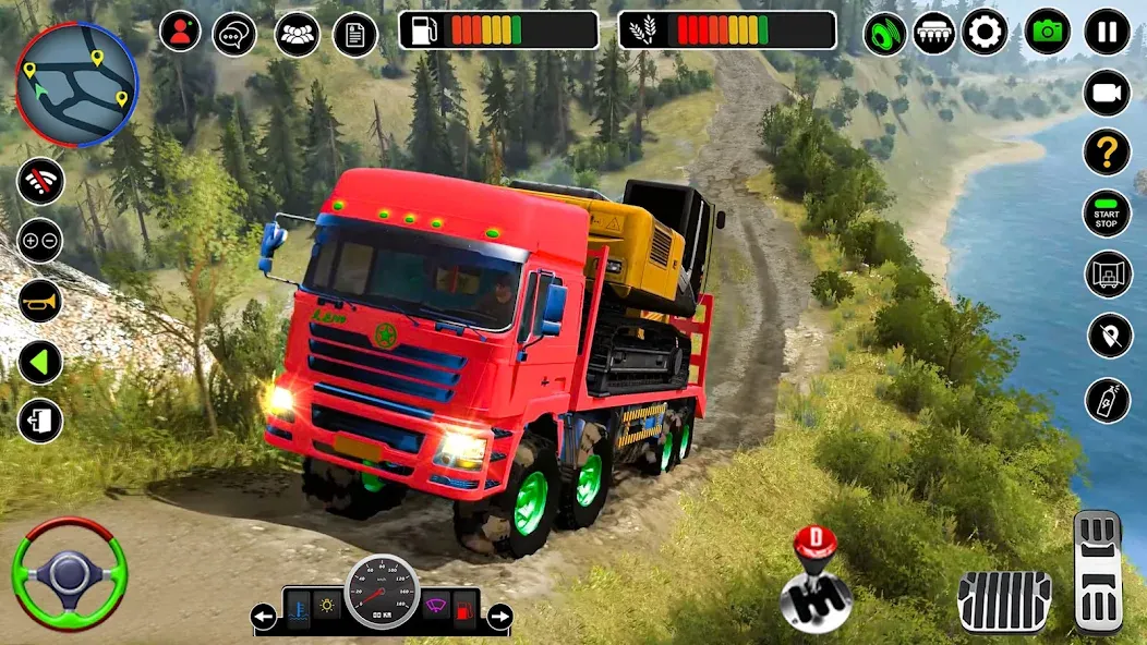 Offroad Mud Truck Simulator 3D  [МОД Бесконечные деньги] Screenshot 5