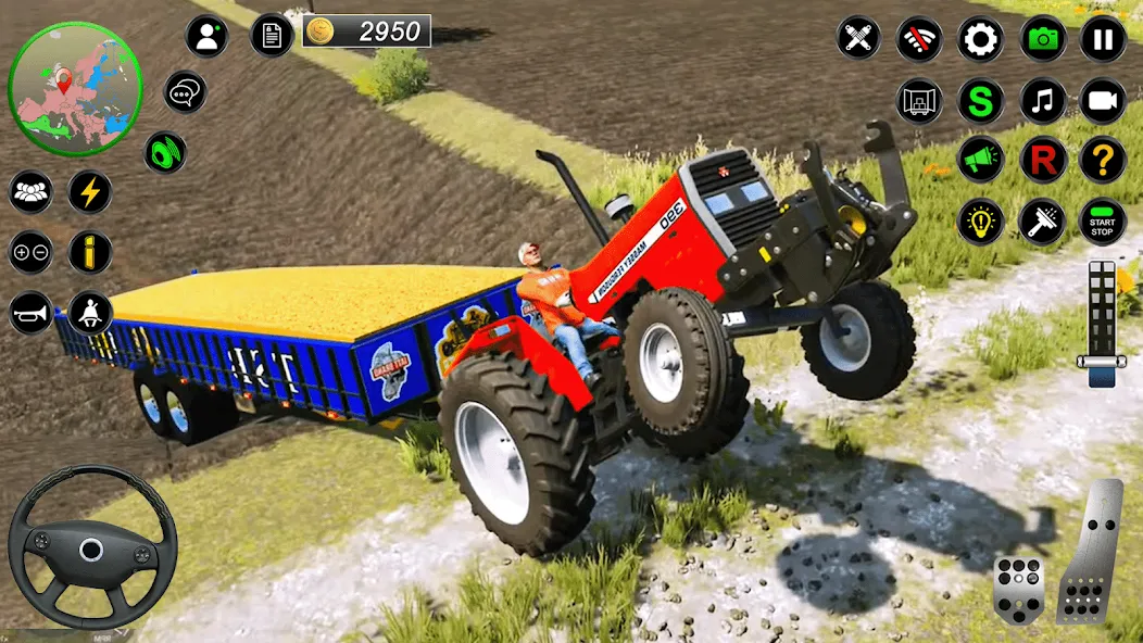 Real Farmer Tractor Drive Game (Фармер Трактор 3Д Фермерские Игры)  [МОД Бесконечные деньги] Screenshot 2