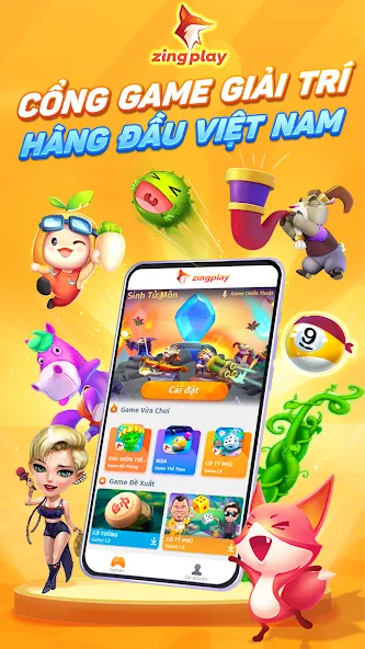 ZingPlay HD Cổng game giải trí  [МОД Unlocked] Screenshot 1