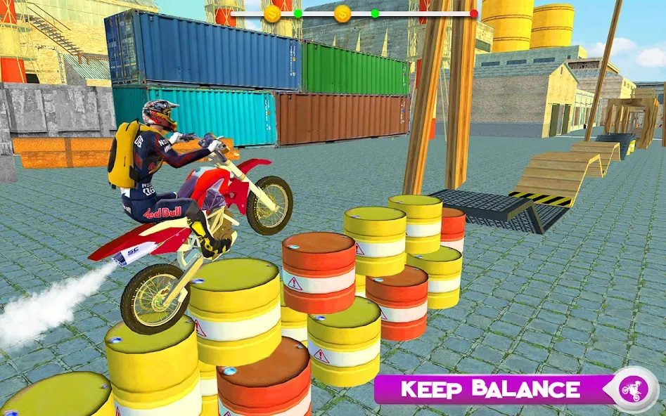 Motor Bike Stunt Racing Games (Мотор Байк Стант Гонки Игры)  [МОД Меню] Screenshot 4