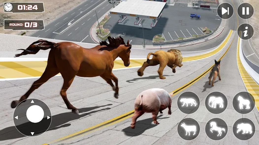 GT Animal 3D: Racing Game (Анимал Симулятор 3D)  [МОД Меню] Screenshot 1