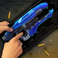 Скачать взлом Gun Simulator 3D & Time Bomb  [МОД Mega Pack] - стабильная версия apk на Андроид