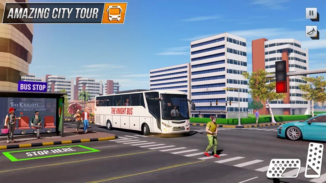 Modern Bus Simulator: Bus Game  [МОД Бесконечные деньги] Screenshot 3