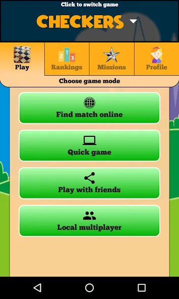 Checkers Online - Duel friends (Чеккерс Онлайн)  [МОД Unlocked] Screenshot 3