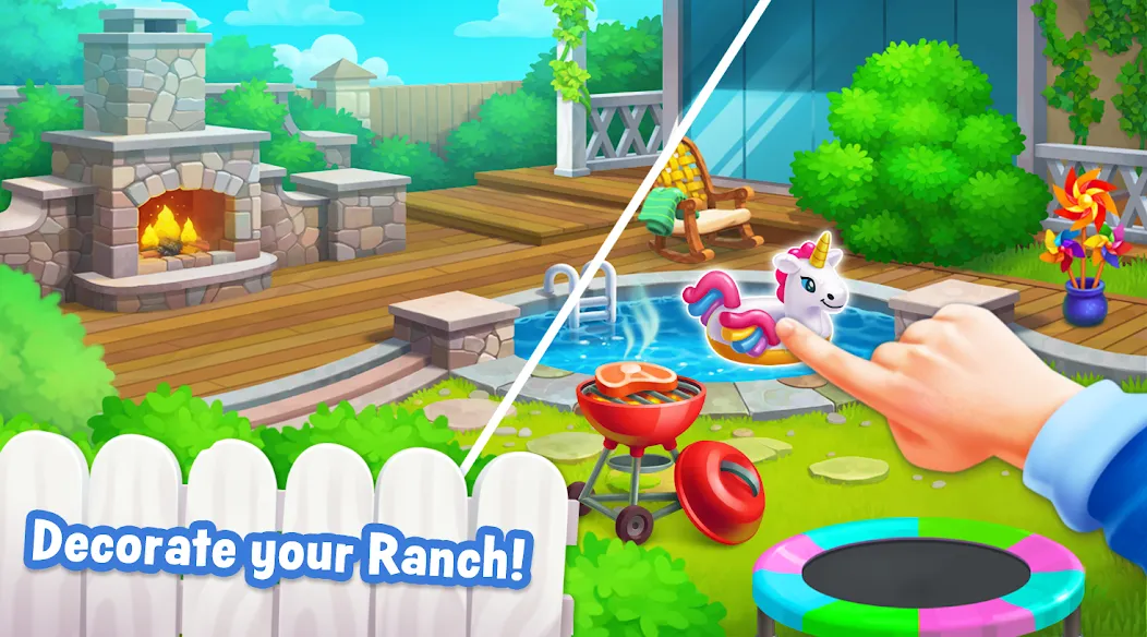 Ranch Adventures: Amazing Matc  [МОД Бесконечные деньги] Screenshot 1