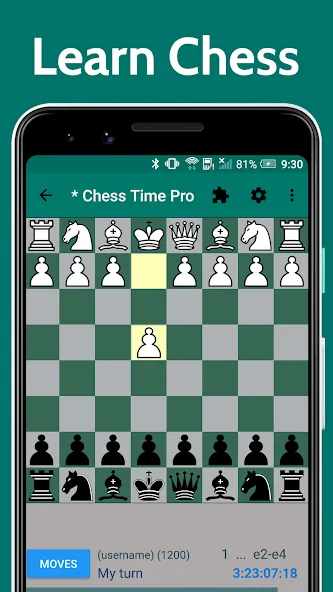 Chess Time - Multiplayer Chess (Чесс Тайм)  [МОД Бесконечные деньги] Screenshot 1