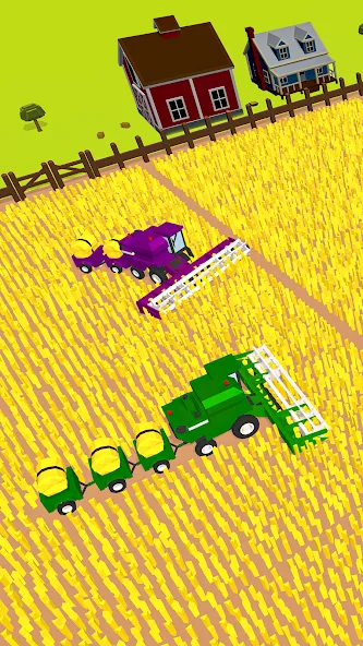 Harvest.io – 3D Farming Arcade  [МОД Unlocked] Screenshot 1