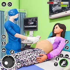 Скачать взломанную Pregnant Mom Simulator Games  [МОД Бесконечные монеты] - полная версия apk на Андроид