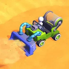 Скачать взломанную Sand Miner: Idle Mining Game (Сэнд Майнер)  [МОД Бесконечные монеты] - последняя версия apk на Андроид