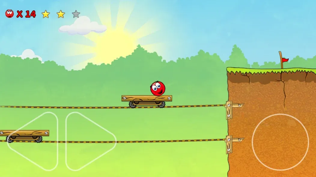 Red Ball 3: Jump for Love! Bou (Ред Болл 3)  [МОД Много денег] Screenshot 1