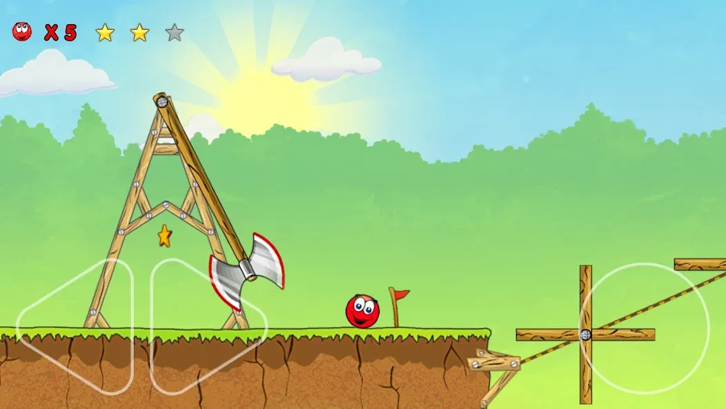 Red Ball 3: Jump for Love! Bou (Ред Болл 3)  [МОД Много денег] Screenshot 4