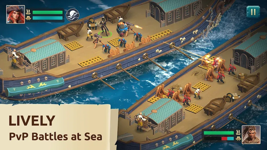 Pirate Ships・Build and Fight  [МОД Mega Pack] Screenshot 1