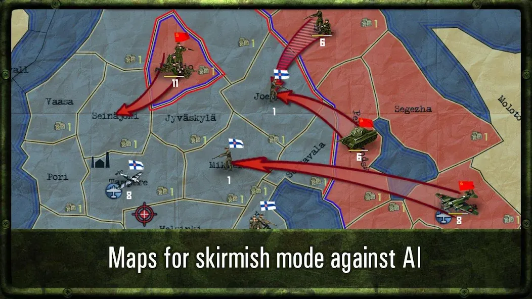 Strategy & Tactics: WW2  [МОД Бесконечные монеты] Screenshot 5