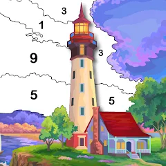 Взломанная Hey Color Paint by Number Art  [МОД Menu] - последняя версия apk на Андроид