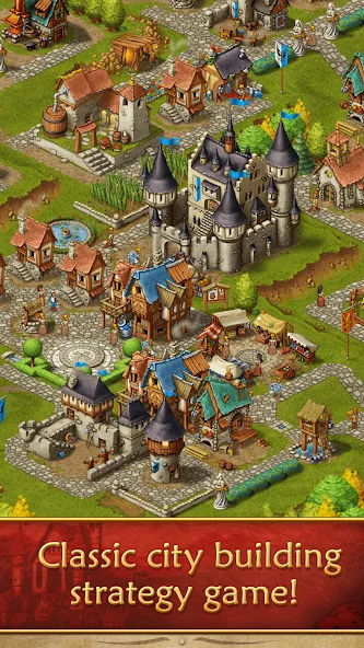 Townsmen  [МОД Бесконечные монеты] Screenshot 1