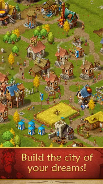 Townsmen  [МОД Бесконечные монеты] Screenshot 2