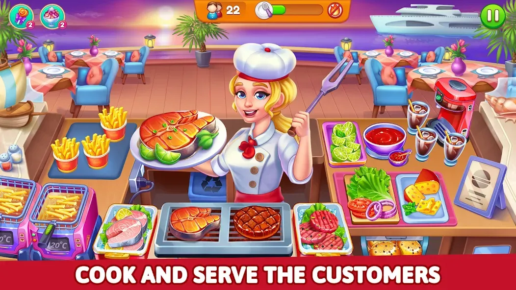 Cooking Restaurant Food Games  [МОД Mega Pack] Screenshot 3