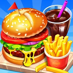 Взлом Cooking Restaurant Food Games  [МОД Mega Pack] - последняя версия apk на Андроид