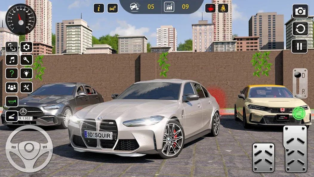 Super Car Parking 3d Games  [МОД Бесконечные монеты] Screenshot 3