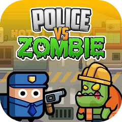 Взлом Police vs Zombie: Zombie City (Полиция против зомби)  [МОД Много монет] - последняя версия apk на Андроид