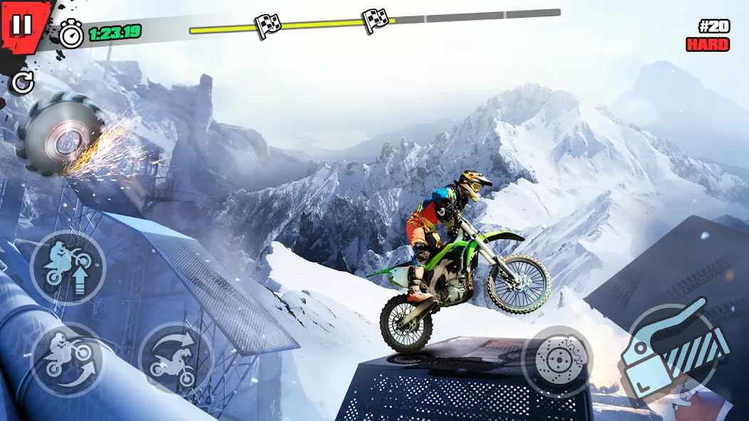 Trial Mania: Dirt Bike Games (Трайал Мания)  [МОД Много монет] Screenshot 3