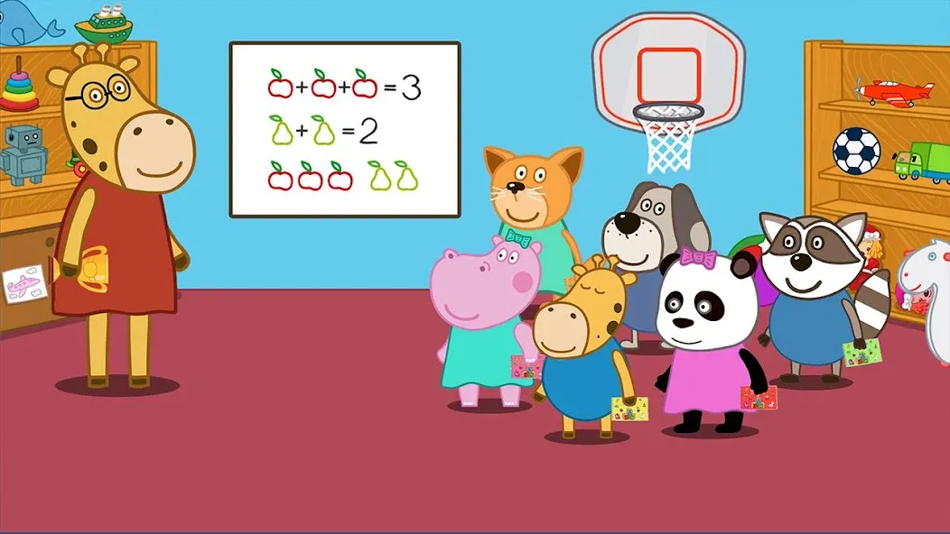 Kindergarten: Learn and play  [МОД Много монет] Screenshot 1