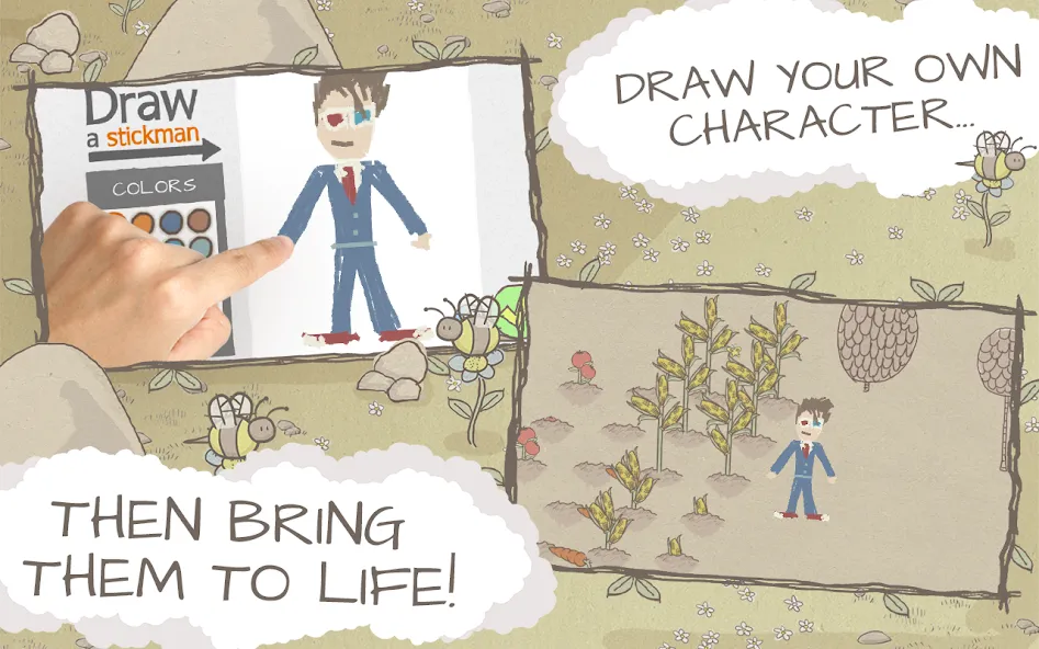 Draw a Stickman: EPIC Free (Нарисуй палочного человечка)  [МОД Бесконечные деньги] Screenshot 2