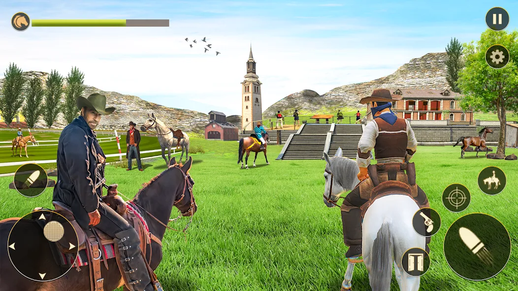 Horse Riding Rivals Horse Race (ХорсРайдинг Ривалс Лошадиные скачки)  [МОД Unlimited Money] Screenshot 1