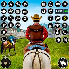 Взломанная Horse Riding Rivals Horse Race (ХорсРайдинг Ривалс Лошадиные скачки)  [МОД Unlimited Money] - последняя версия apk на Андроид